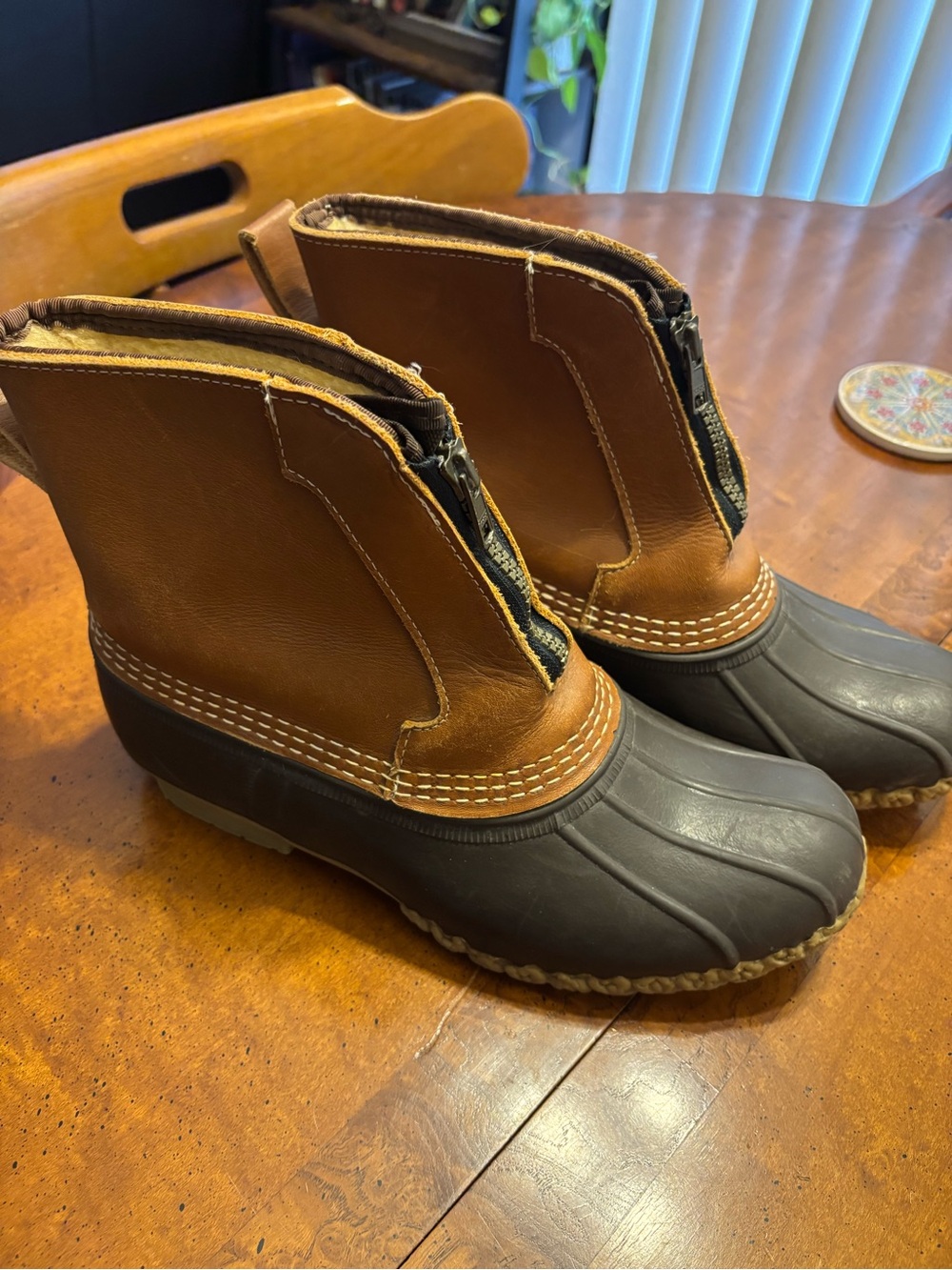 L.L. Bean Women's Brown and Black Winter Duck Boots